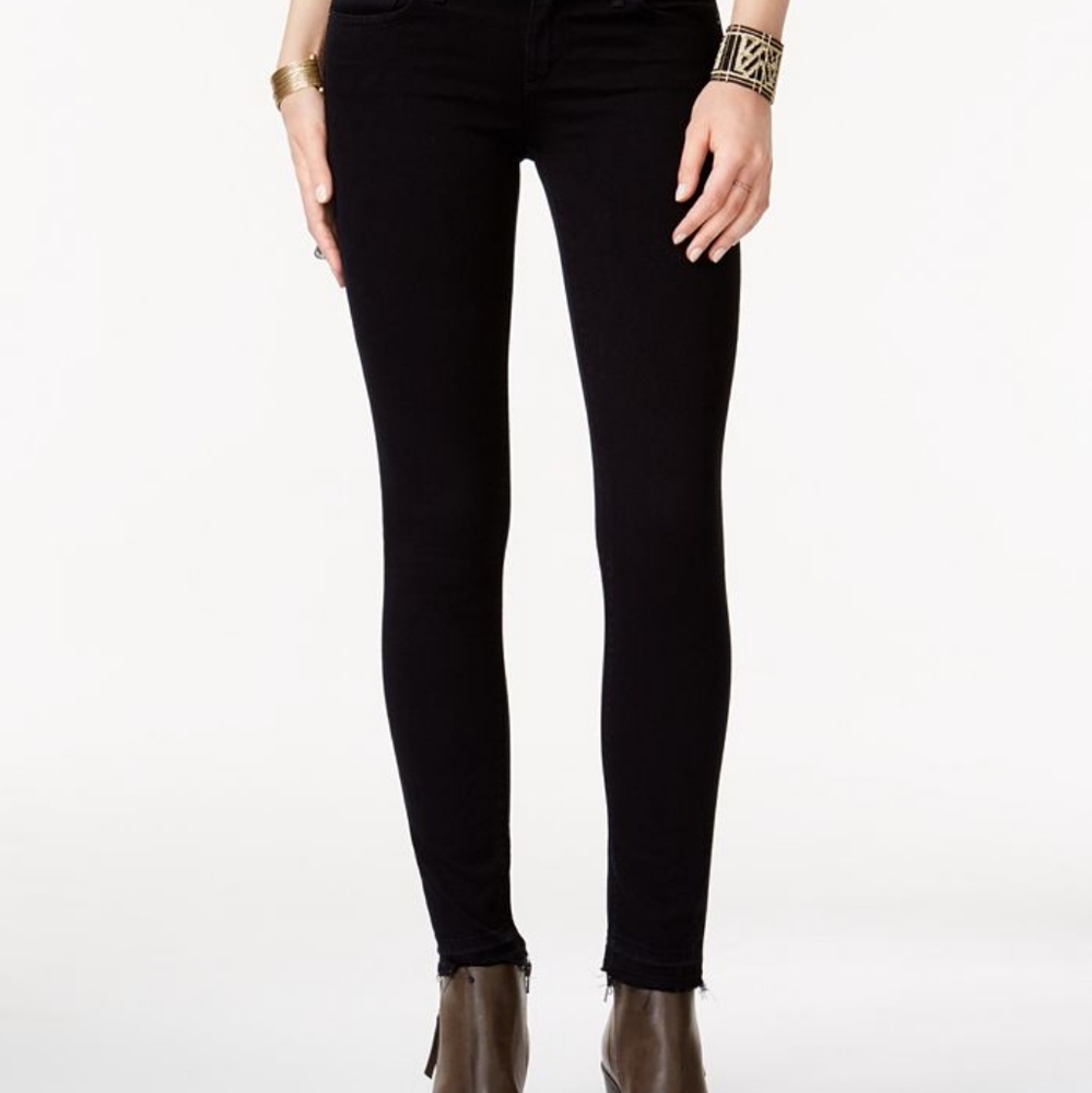 Lucky Brand Black Stella Ankle Skinny Jeans Size 27